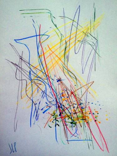 Original Abstract Drawings by Jean-Luc PERRAULT