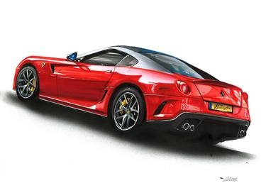 Ferrari Gto illustration thumb