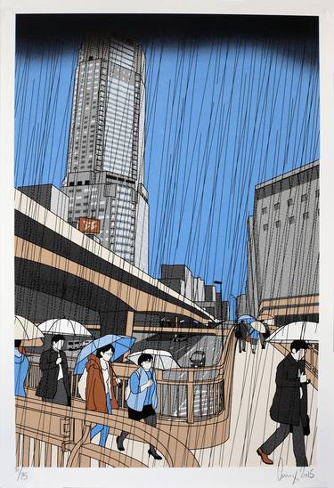 Shibuya in the Rain Limited edition of 75 thumb