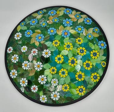 Original Contemporary Floral Mixed Media by Julie Mars