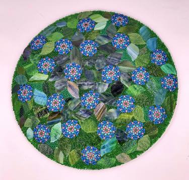 Original Contemporary Floral Mixed Media by Julie Mars