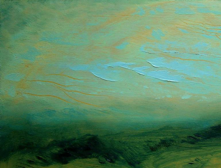 Original Conceptual Landscape Painting by Lola Soto Vicario