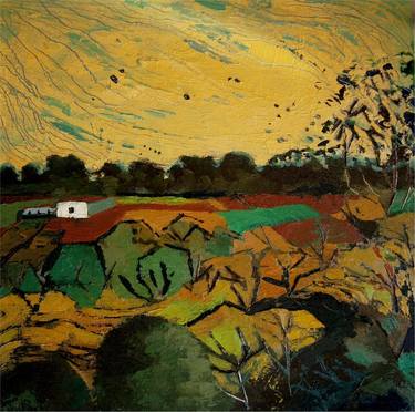 Print of Expressionism Landscape Paintings by Lola Soto Vicario