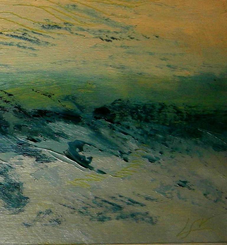 Original Abstract Landscape Painting by Lola Soto Vicario