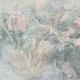 Held in Stillness – Original Abstract Botanical Painting by Juanita Bellavance