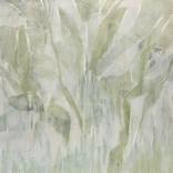 Vertical Stillness – Original Abstract Botanical Painting by Juanita Bellavance