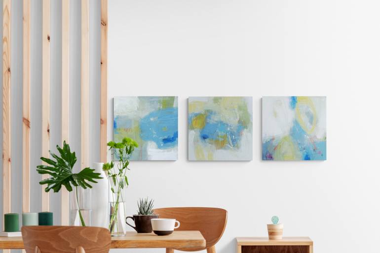 Original Abstract Expressionism Abstract Painting by Rita Vindedzis