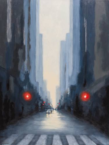 Print of Realism Cities Paintings by Rita Vindedzis