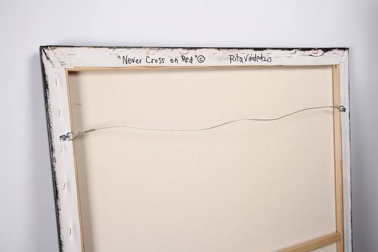 Original Illustration Cities Painting by Rita Vindedzis