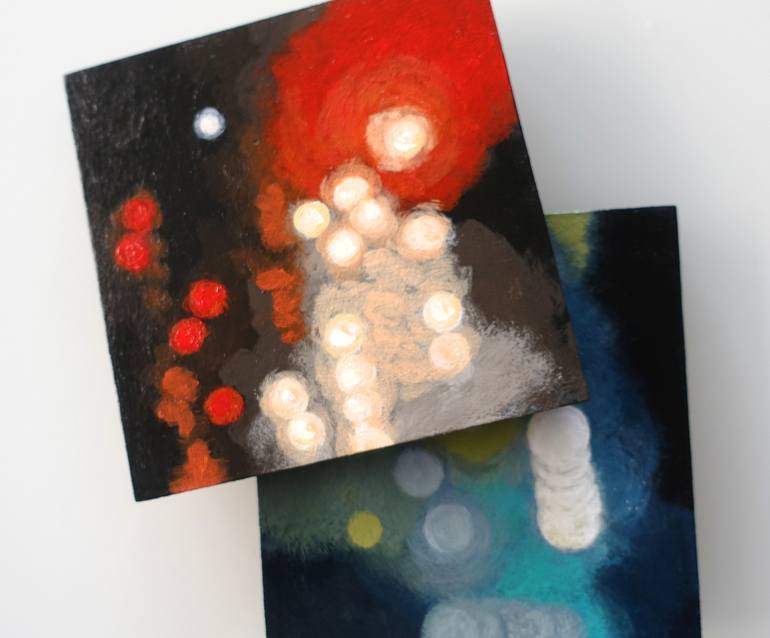 Original Abstract Light Painting by Rita Vindedzis