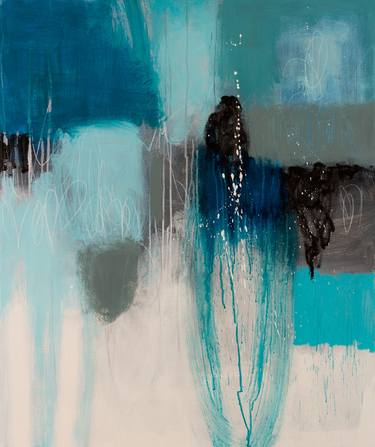 Original Fine Art Abstract Paintings by Rita Vindedzis