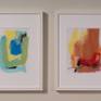 Framing suggestion. These paintings on paper fir perfectly in an Ikea Ribba frame.