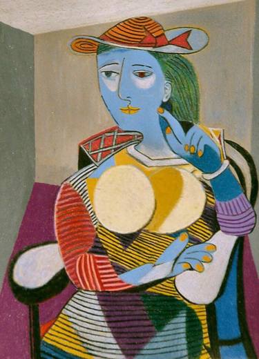 Histograph:  Picasso, “Seated Woman (Marie Therese)”, 2019. - Limited Edition of 1 thumb