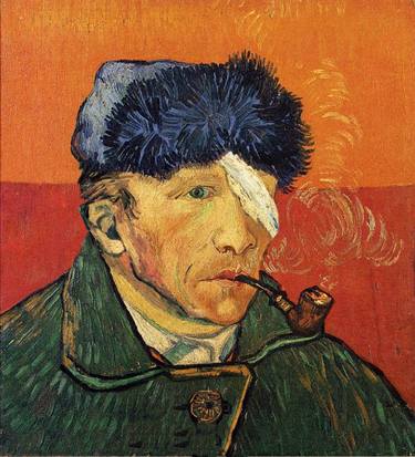 Histograph:  Van Gogh, Self-Portrait, 1895. - Limited Edition of 1 thumb