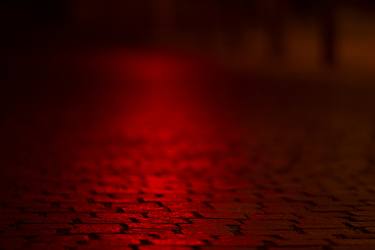 Under traffic lamps, red reflection. - Limited Edition 1 of 20 thumb