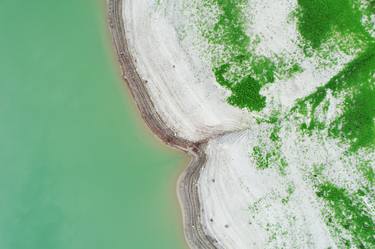 Dry lake from drone - Limited Edition 1 of 20 thumb