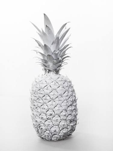 White pineapple abstract modern fine art print - Limited Edition of 10 thumb