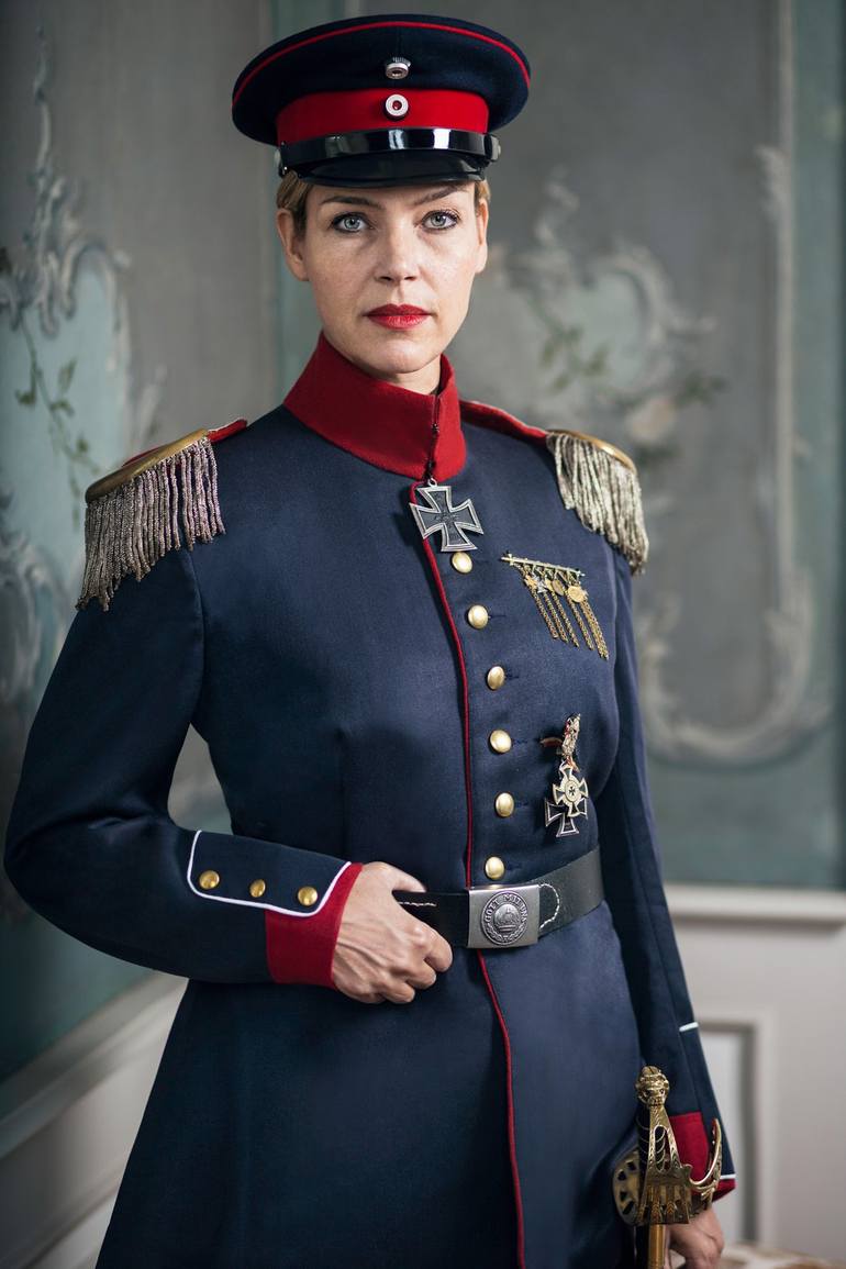 Slik Umeki forgænger Eve's Glory, imperial prussian military officer portrait, female in uniform  - Limited Edition of 10 Photography by Armand Tamboly | Saatchi Art