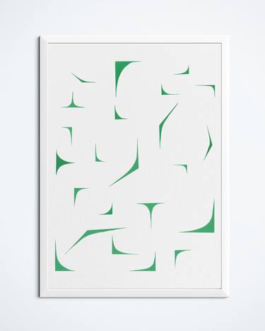 Print of Abstract Geometric Paintings by Dijon Dajee