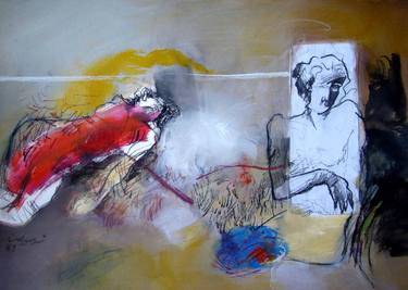 Print of Abstract Expressionism Still Life Paintings by Nasrin Yavari