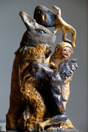 Original Animal Sculpture by kerry jameson