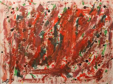 Original Abstract Expressionism Abstract Paintings by Jose M Palacin Calvo