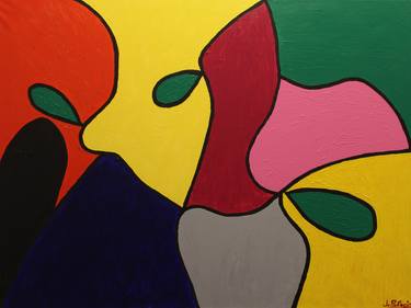 Original Abstract Paintings by Jose M Palacin Calvo