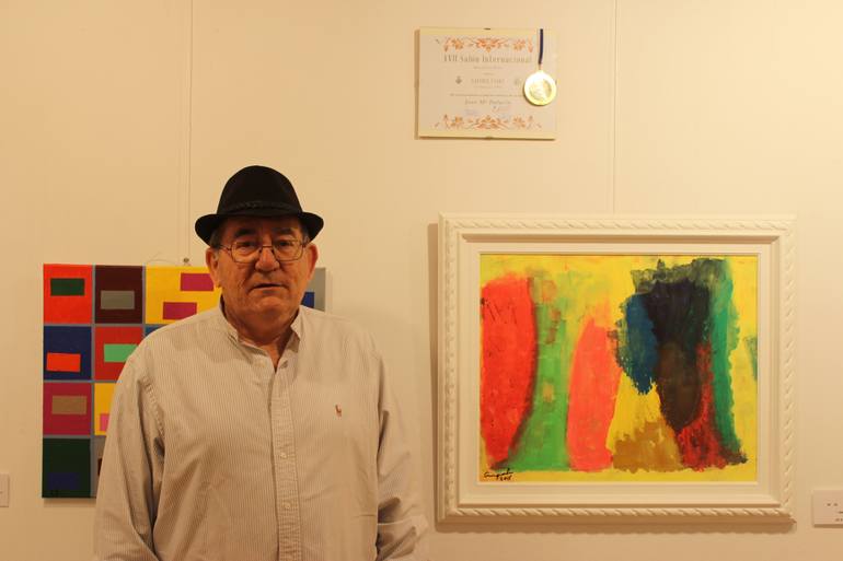Original Abstract Expressionism Abstract Painting by Jose M Palacin Calvo