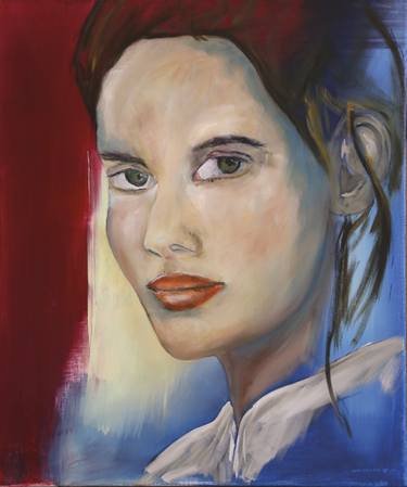 Original Figurative Portrait Paintings by Iris Schiebener