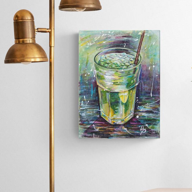 Original Food & Drink Painting by Nicky Courtman