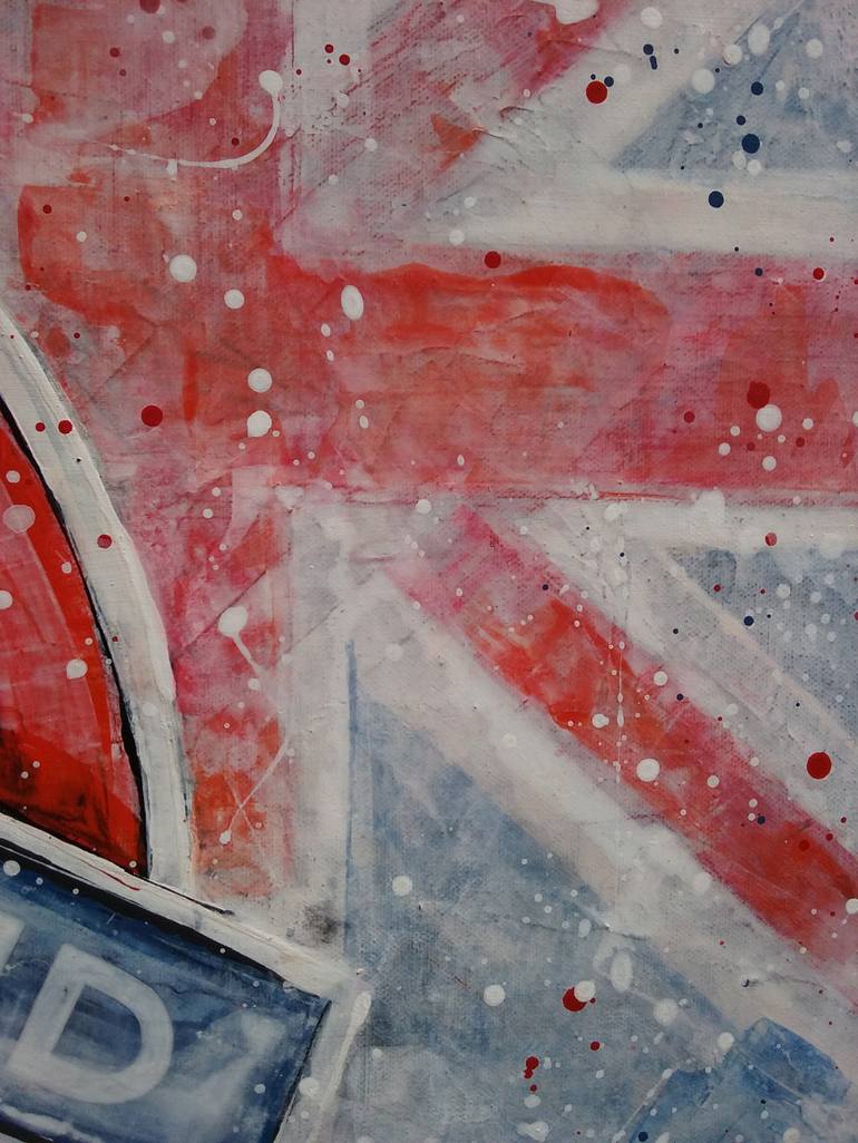 Original Abstract Expressionism Transportation Painting by Nicky Courtman