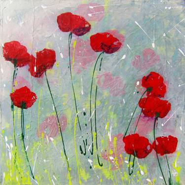 Original Floral Paintings by Nicky Courtman