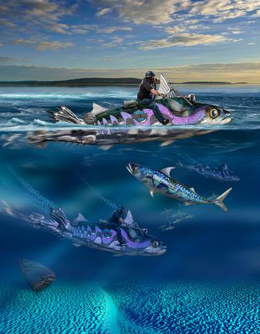 Saatchi Art Artist Mark Mumford FRPS; Photography, “Test run of the Haddock Davidson Motor Fish” #art
