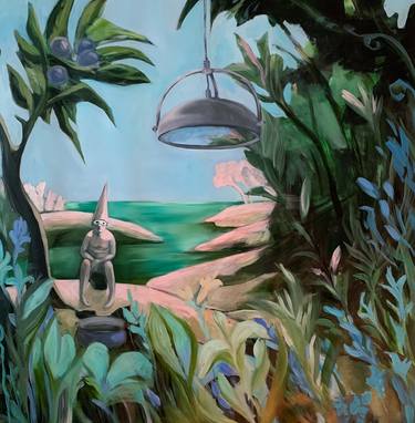 Original Surrealism Landscape Paintings by Kitti Gebler