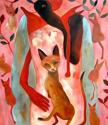 Print of Abstract Expressionism Animal Paintings by Kitti Gebler