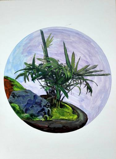 Still life with traditional Chinese nature - Circle painting thumb