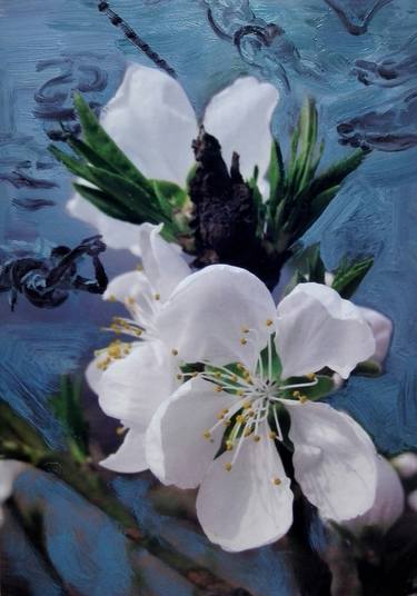 Print of Expressionism Floral Paintings by SUNSHINE ART