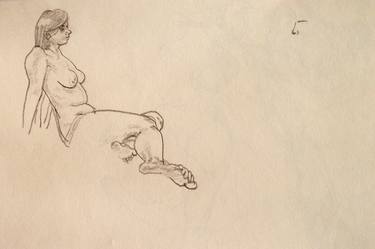 Print of Figurative Nude Drawings by SUNSHINE ART