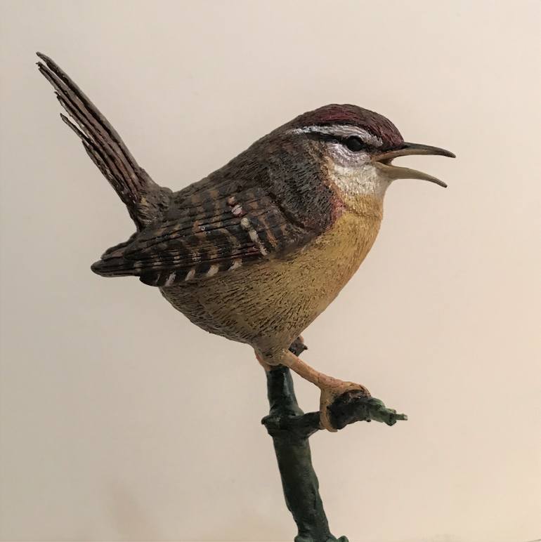 Original Realism Animal Sculpture by John Psomopoulos