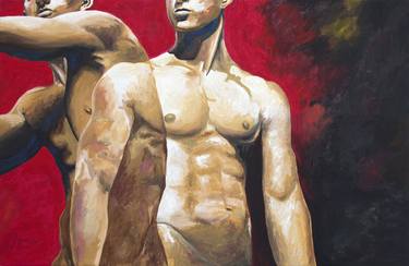 Print of Figurative Men Paintings by Osvaldo Sequeira