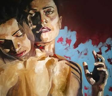 Original Expressionism Body Paintings by Osvaldo Sequeira