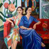 Mexican Sisters by Joanna Maria Studio PAINTINGS