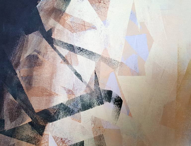 Original Cubism Fantasy Painting by Razvan Stanciu