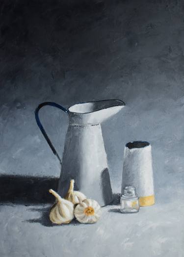 Original Figurative Still Life Paintings by Laurel Wade