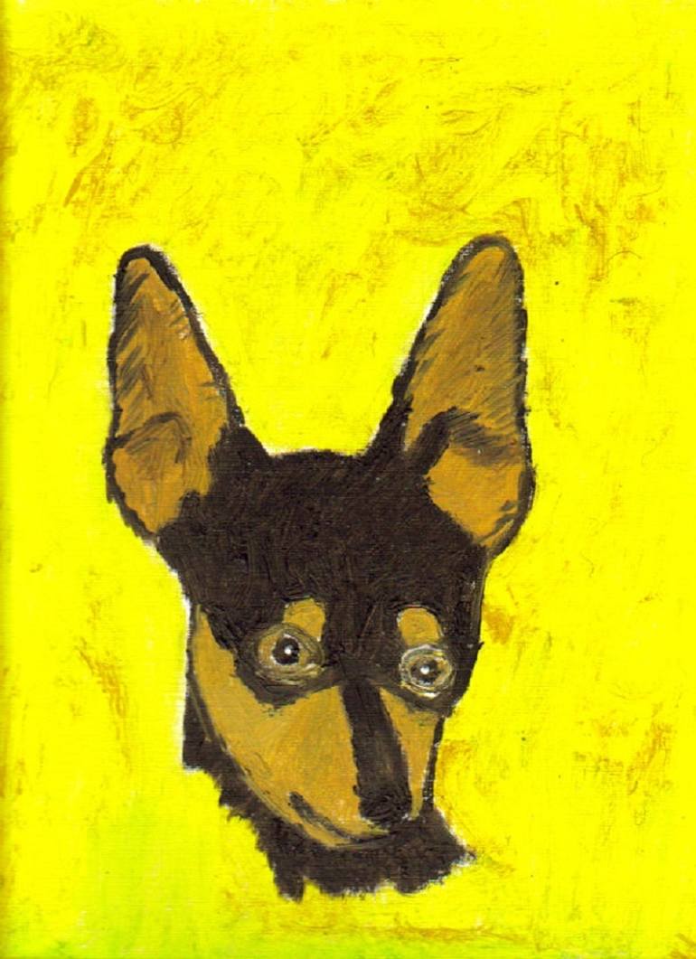 Original Expressionism Animal Painting by john hodgson