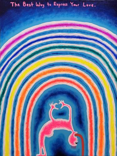 Original Surrealism Humor Painting by Fedele Frost
