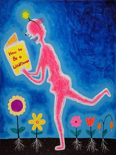 Original Surrealism Humor Painting by Fedele Frost