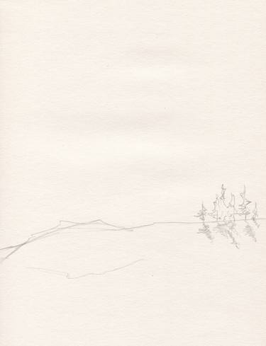 Original Landscape Drawings by Mariano Luque Romero