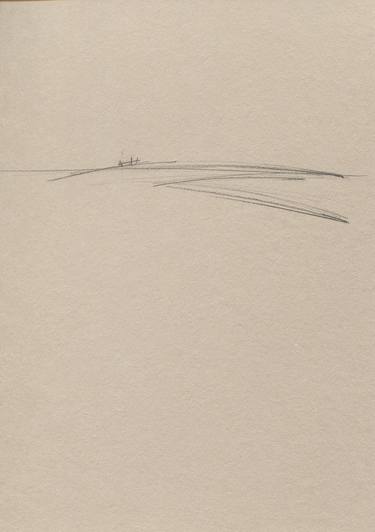 Original Abstract Landscape Drawings by Mariano Luque Romero