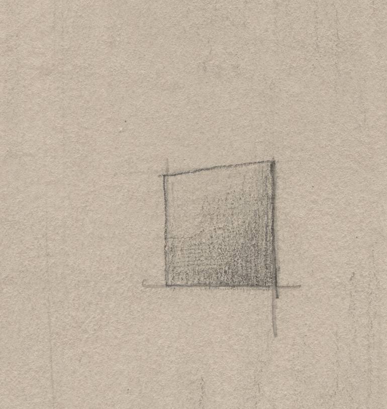 Original Abstract Architecture Drawing by Mariano Luque Romero